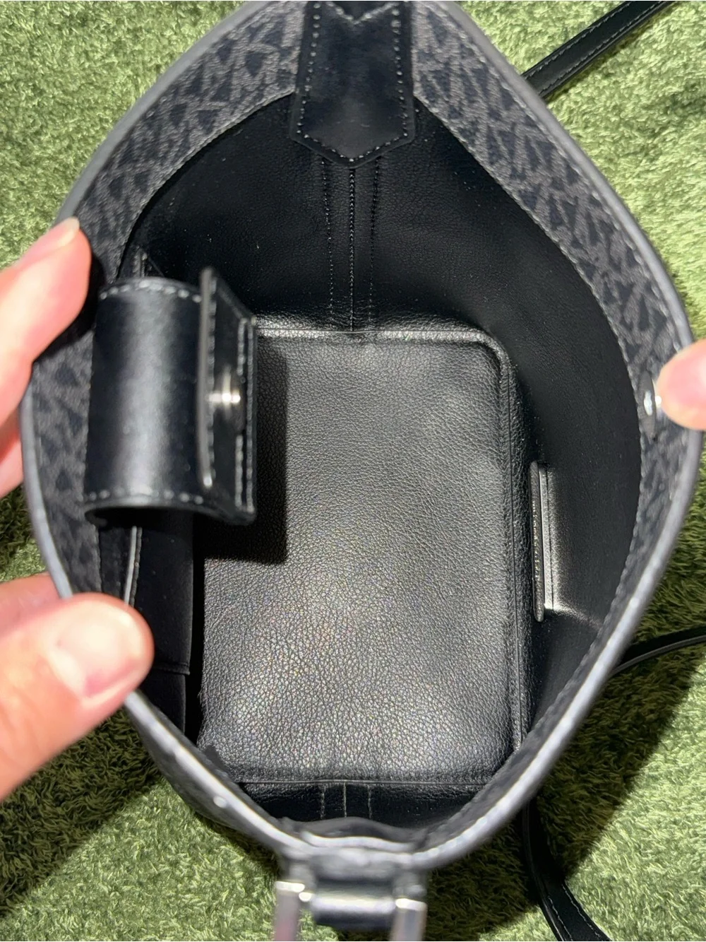 Michael Kors Black Signature MK Crossbody Bag